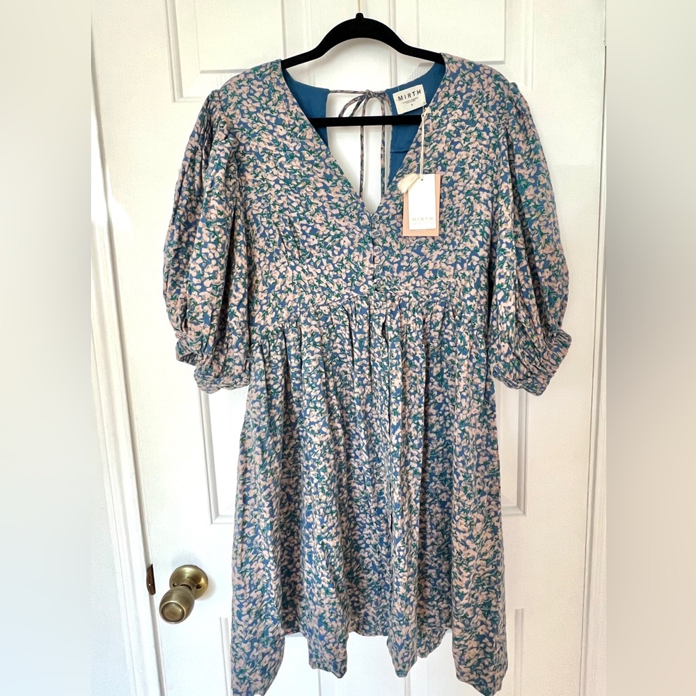 Floral Blue Dress